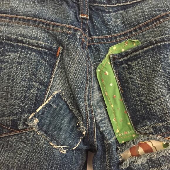 Paper Denim & Cloth Boho Patchwork Jeans Size 28 - Picture 4 of 8